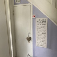 Kinloss Park, Cupar KY15 4ER: Large storage cupboard under stairs