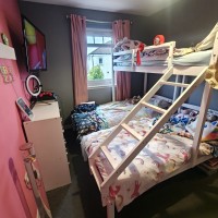 Jean Armour Gardens, Kirkcaldy KY2 6HB: Double bedroom fits in a triple bunk bed + furniture