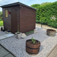 Lochiebank Place, Auchtermuchty, Cupar KY14 7BJ: Side Garden