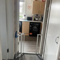 Dick Crescent, Burntisland KY3 0BS: Hallway into kitchen