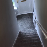 Glamis Road, Kirkcaldy KY2 6LN: Hall stairs